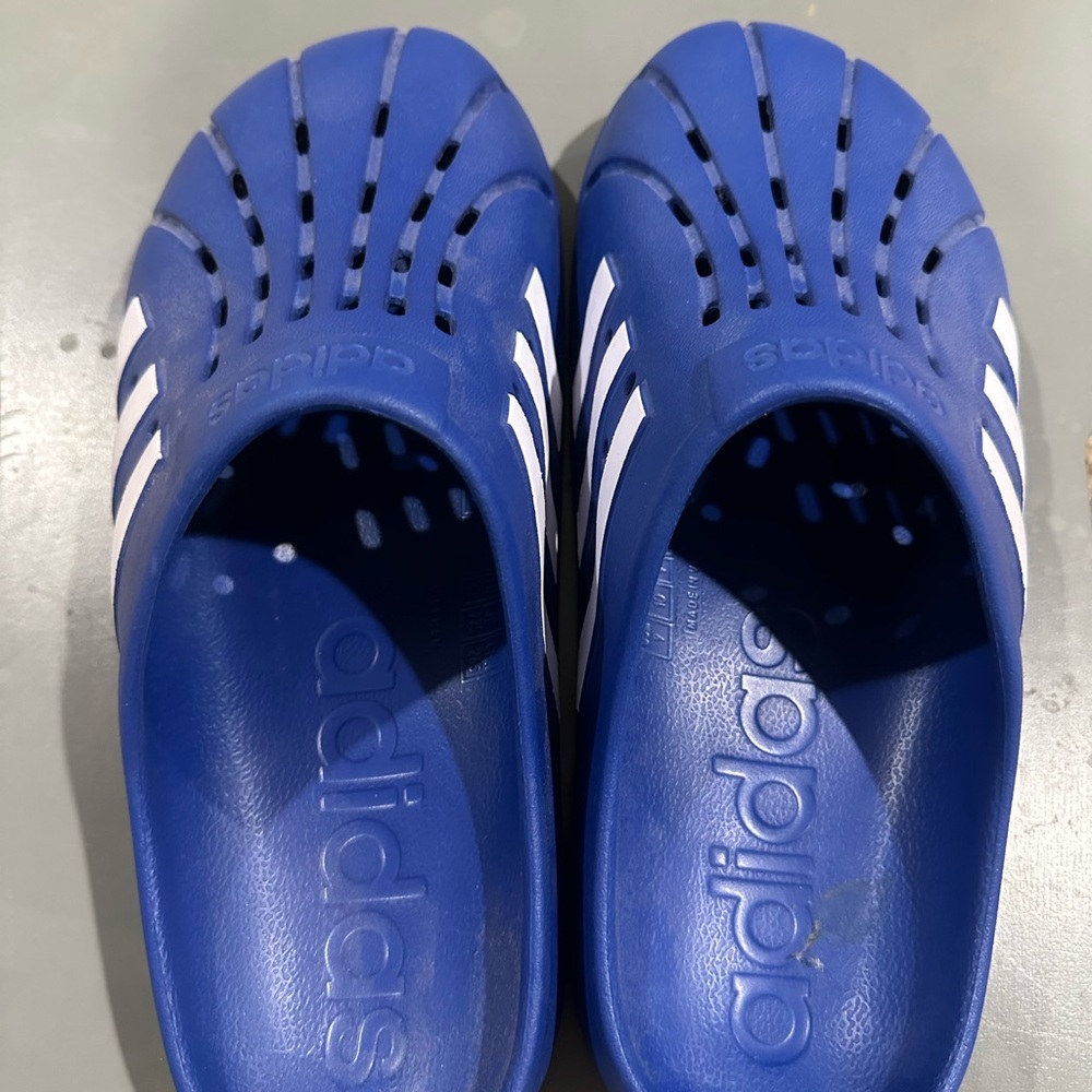 Adidas Royal Blue Slide Sandals